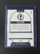 2020-21 Panini NBA Hoops Tyrell Terry Neon Green