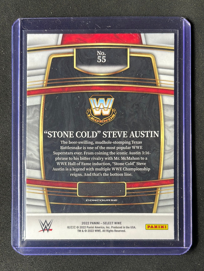 2022 Panini Select WWE "Stone Cold" Steven Austin Concourse