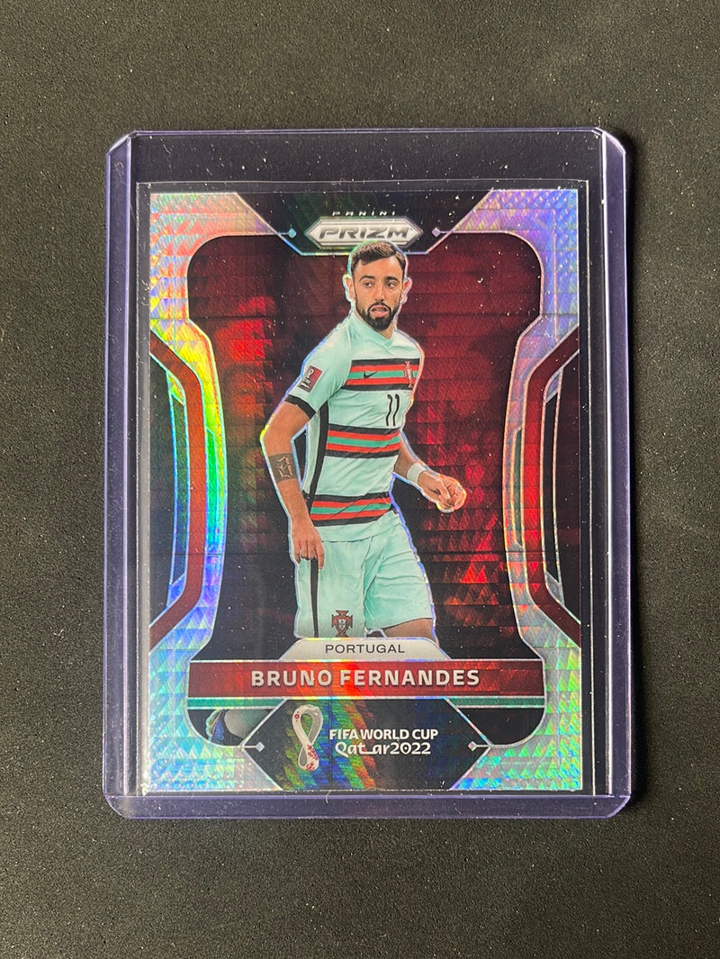 2022 Panini Prizm FIFA World Cup Qatar Bruno Fernandes Hyper Prizm