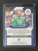 2021-22 Prizm Premier League Kasper Schmeichel Blue/Yellow/Green Choice Prizm