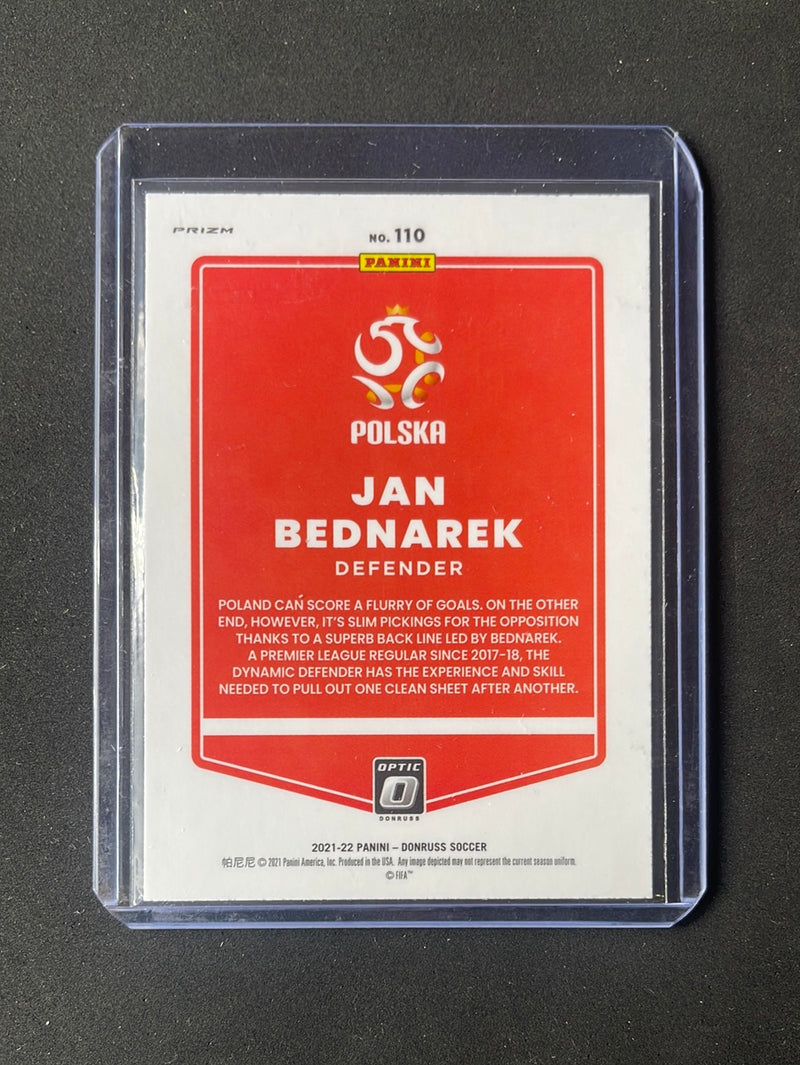 2021-22 Panini Donruss Road To Qatar Jan Bednarek Optic Silver