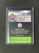 2021-22 Topps Stadium Club Chrome UEFA Champions League Gabriel Jesus Chrome Autographs