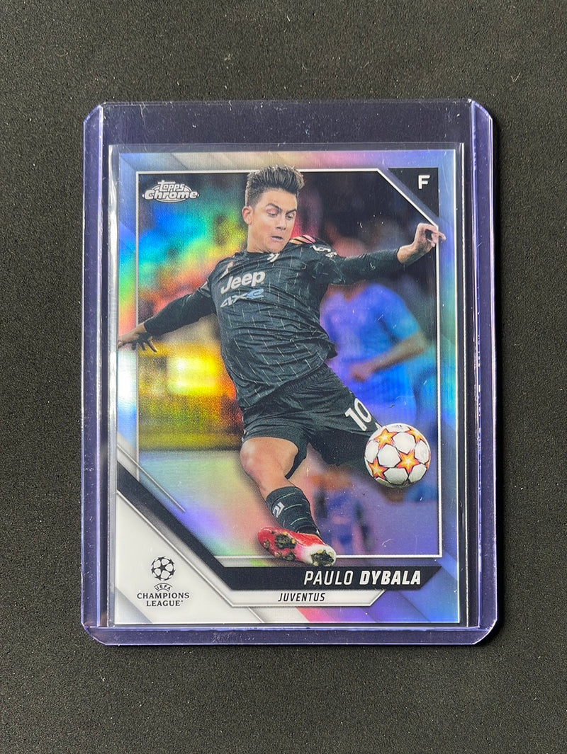 2021-22 Topps Chrome UEFA Champions League Paulo Dybala Refractor