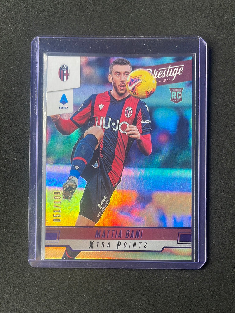 2019-20 Panini Chronicles Mattia Bani Prestige XTRA Points Purple 51/199