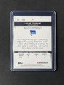 2021-22 Topps Finest Bundesliga Lucas Tousart Pink Wave Refractor 104/300
