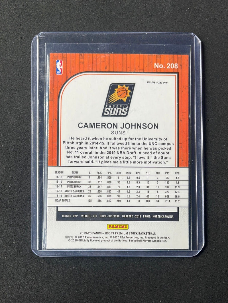 2019-20 Hoops Premium Cameron Johnson Flash