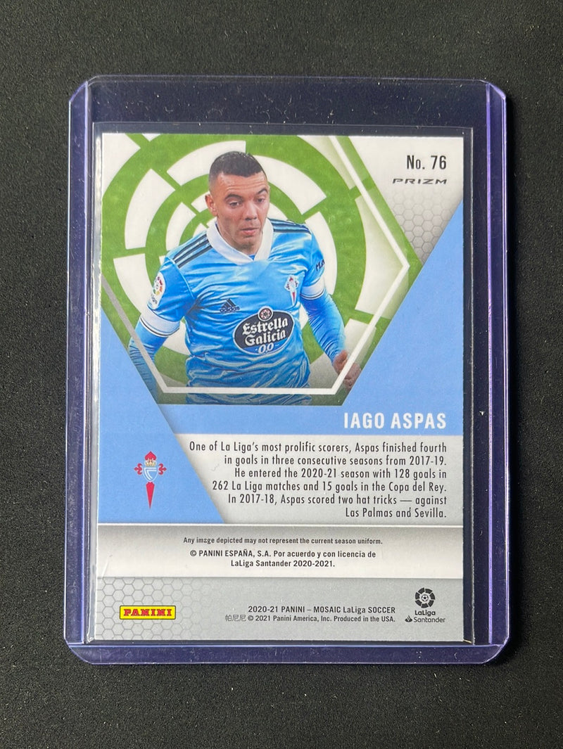 2020-21 Mosaic La Liga Iago Aspas Peacock