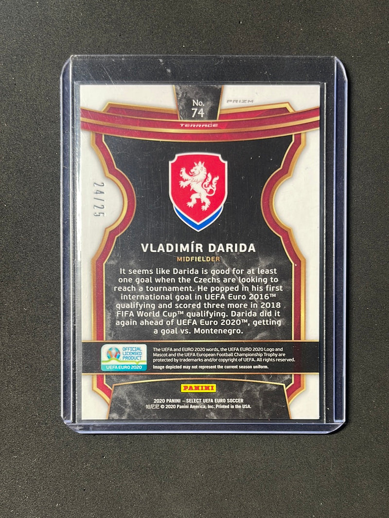 2020 Panini Select UEFA Euro Soccer Vladimir Darida Tye-Dye 24/25