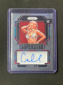 2022 Prizm WWE Carmella Superstars Autographs