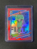 2021-22 Panini Donruss Road To Qatar Gianluigi Donnarumma Optic Red 75/149