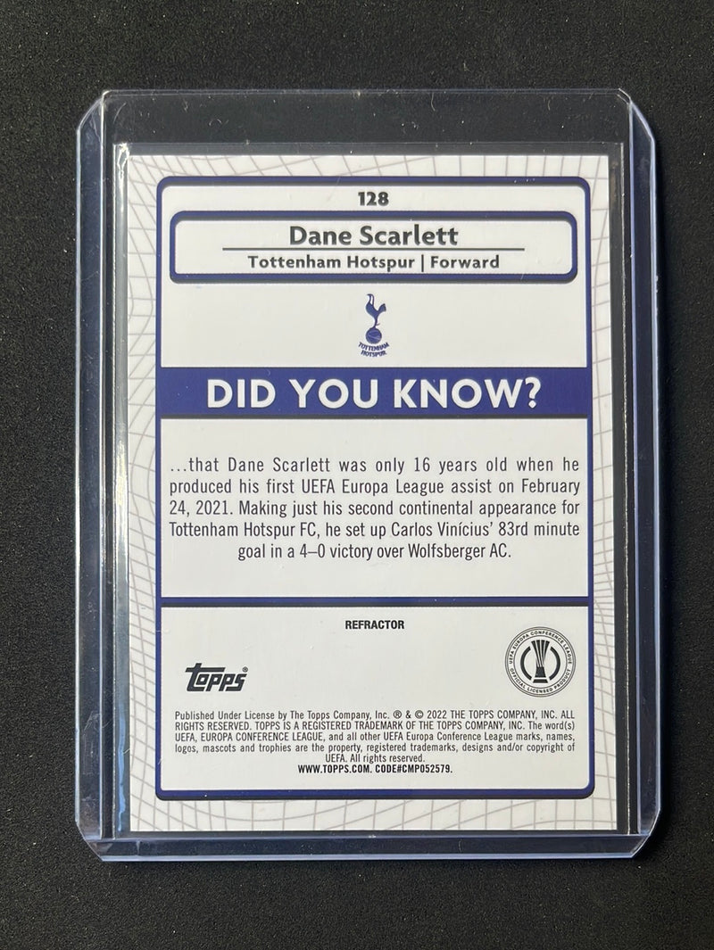 2021-22 Topps Merlin Chrome UEFA Champions League Dane Scarlett Refractor