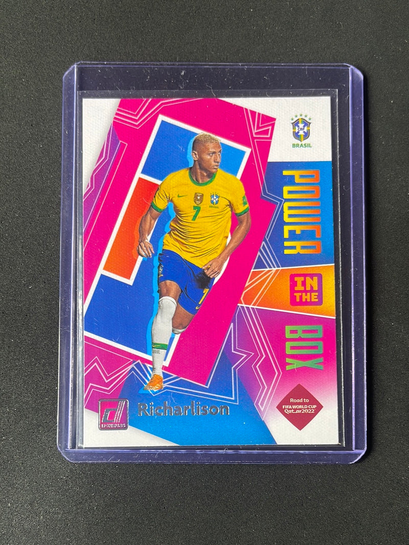 2021-22 Panini Donruss Road To Qatar Richarlison Power In The Box