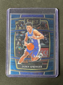 2021-22 Panini Select Jaden Springer Concourse Blue