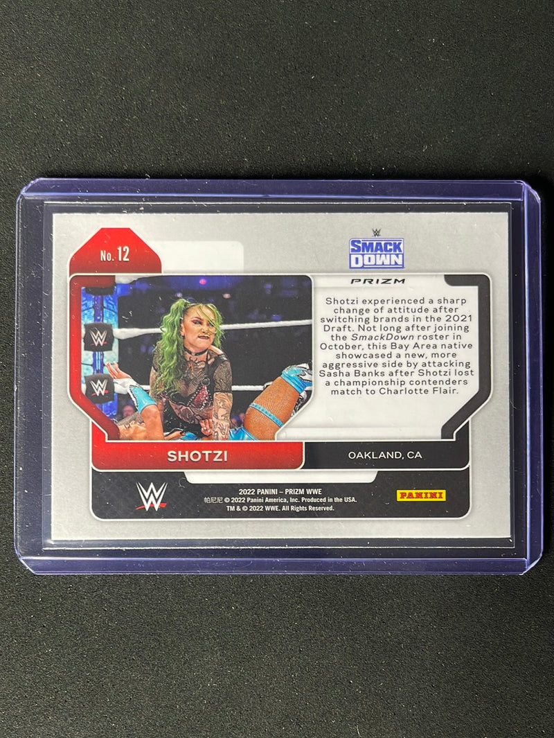2022 Prizm WWE Shotzi Silver Prizm