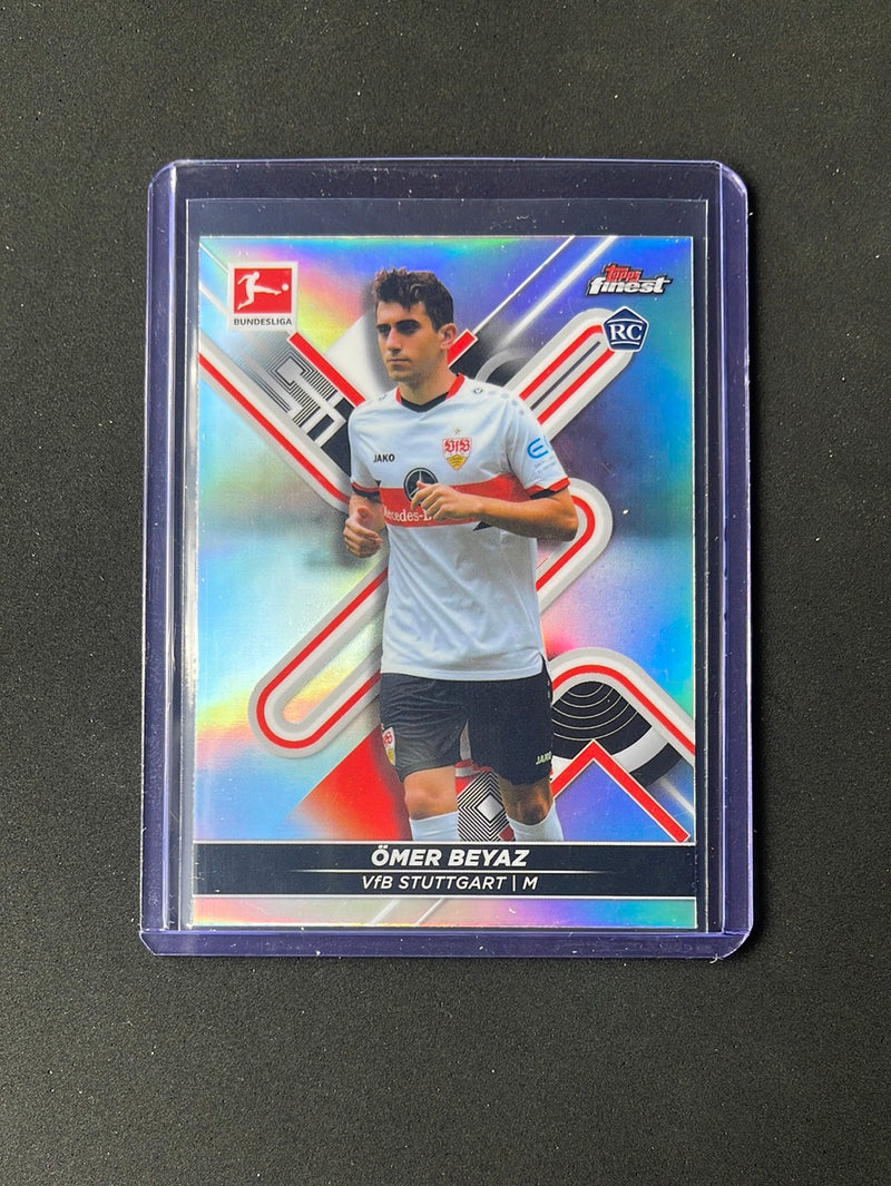 2021-22 Topps Finest Bundesliga Omer Beyaz Refractor