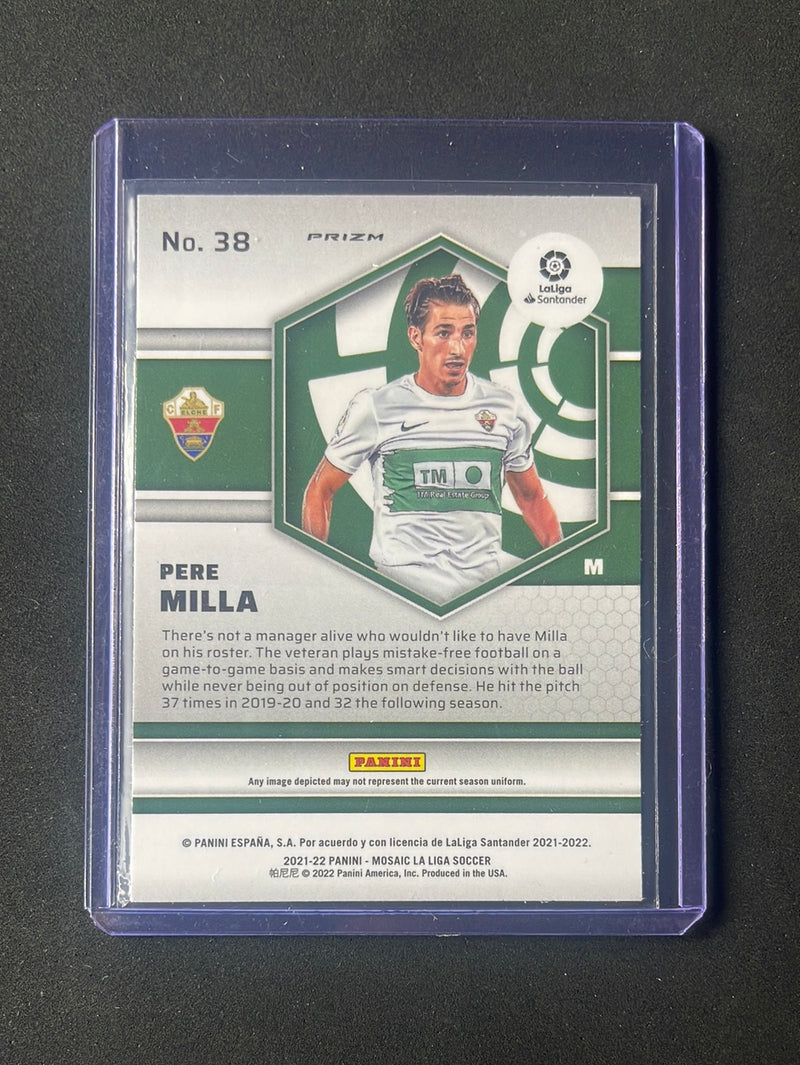 2021-22 Panini Mosaic La Liga Pere Milla Mosaic