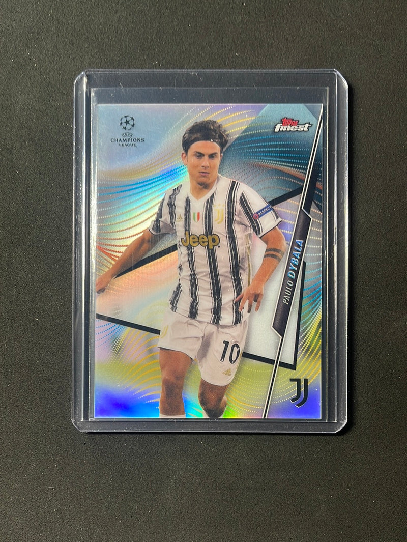 2020-21 Topps Finest UEFA Champions League Soccer Paulo Dybala Refractor