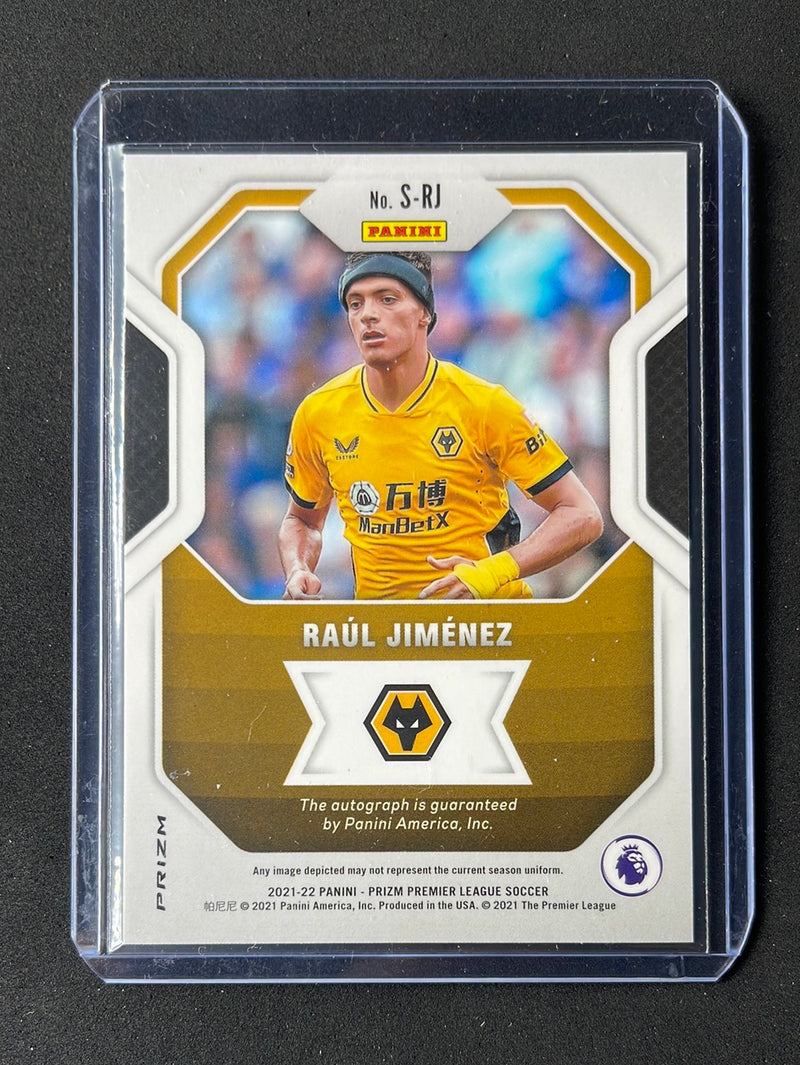 2021-22 Prizm Premier League Raul Jimenez Signatures Autograph Choice S-RJ