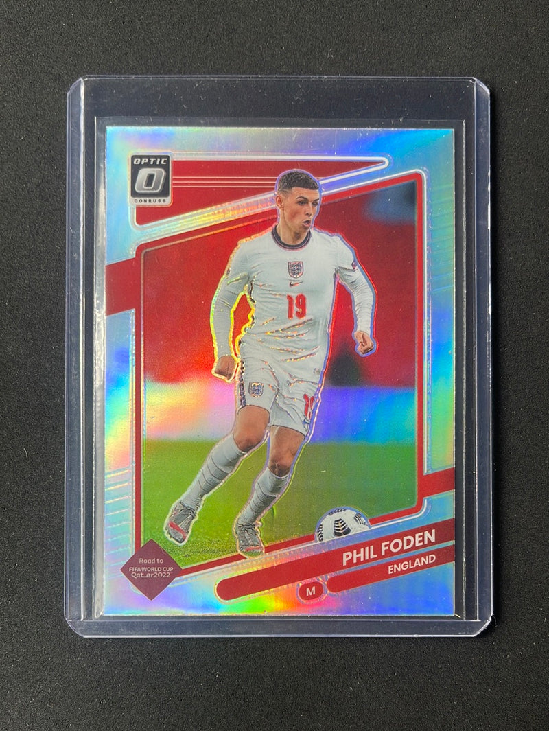 2021-22 Panini Donruss Road To Qatar Phil Foden Optic Silver