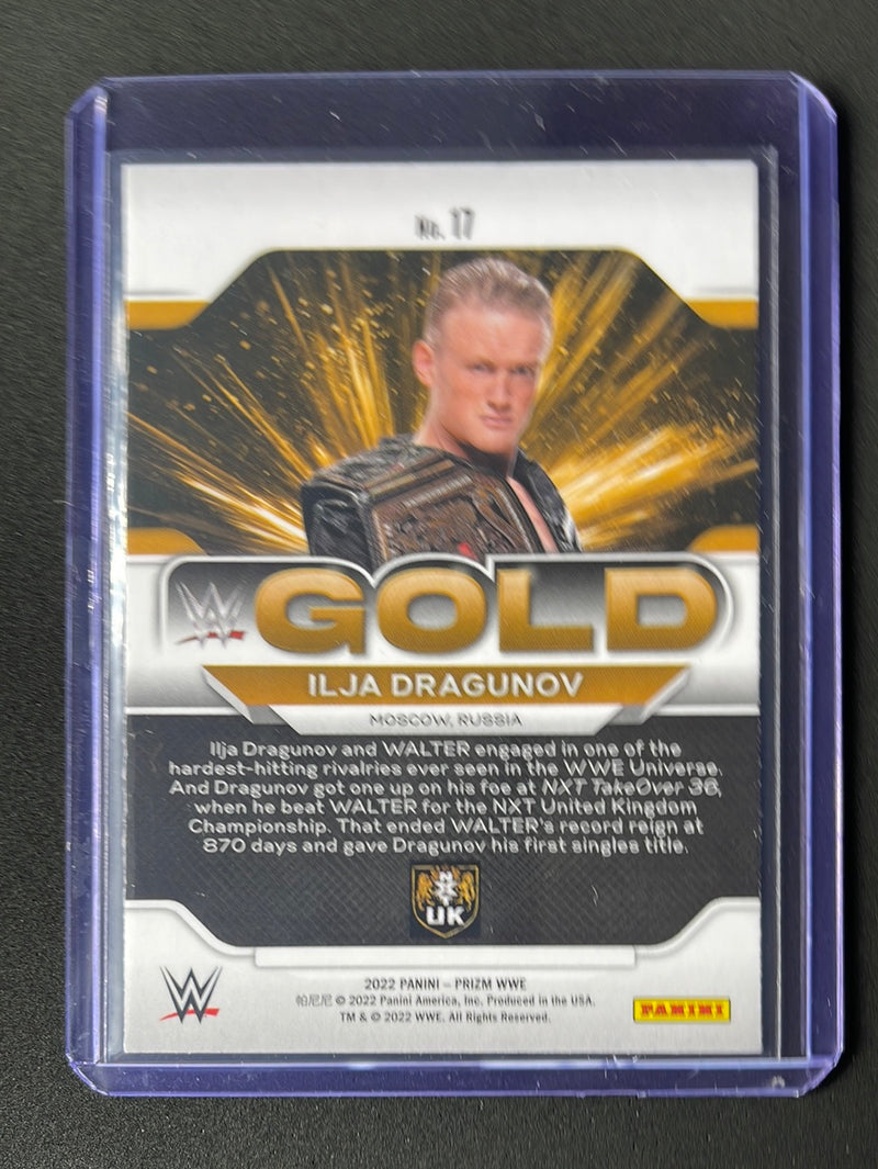 2022 Prizm WWE Ilja Dragunov GOLD