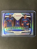2022 Panini Prizm FIFA World Cup Qatar Paul Pogba/Raphael Varane Connections Silver Prizm