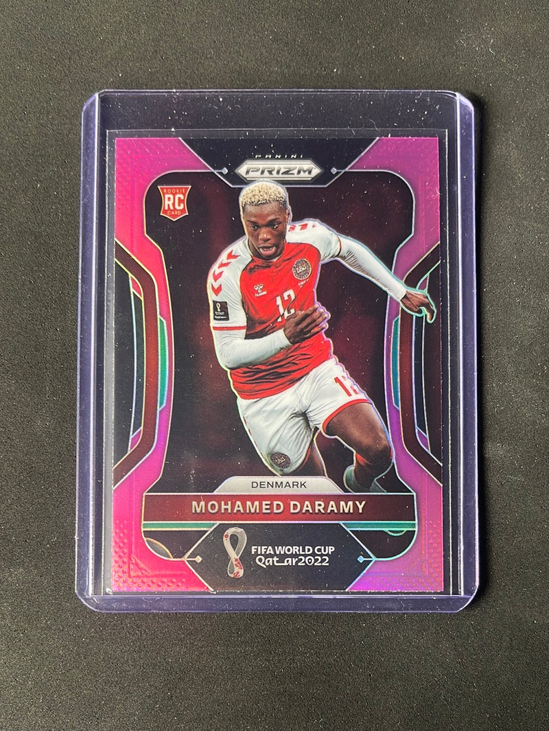 2022 Panini Prizm FIFA World Cup Qatar Mohamed Daramy Pink Prizm