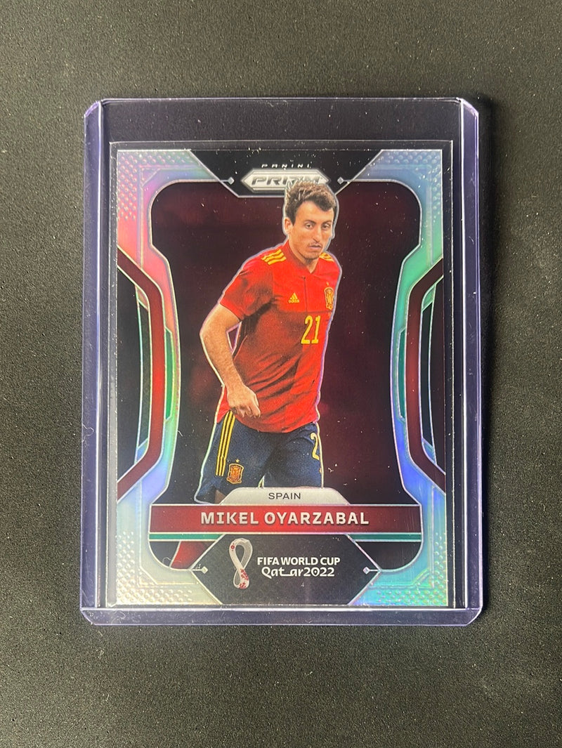 2022 Panini Prizm FIFA World Cup Qatar Mikel Oyarzabal Silver Prizm