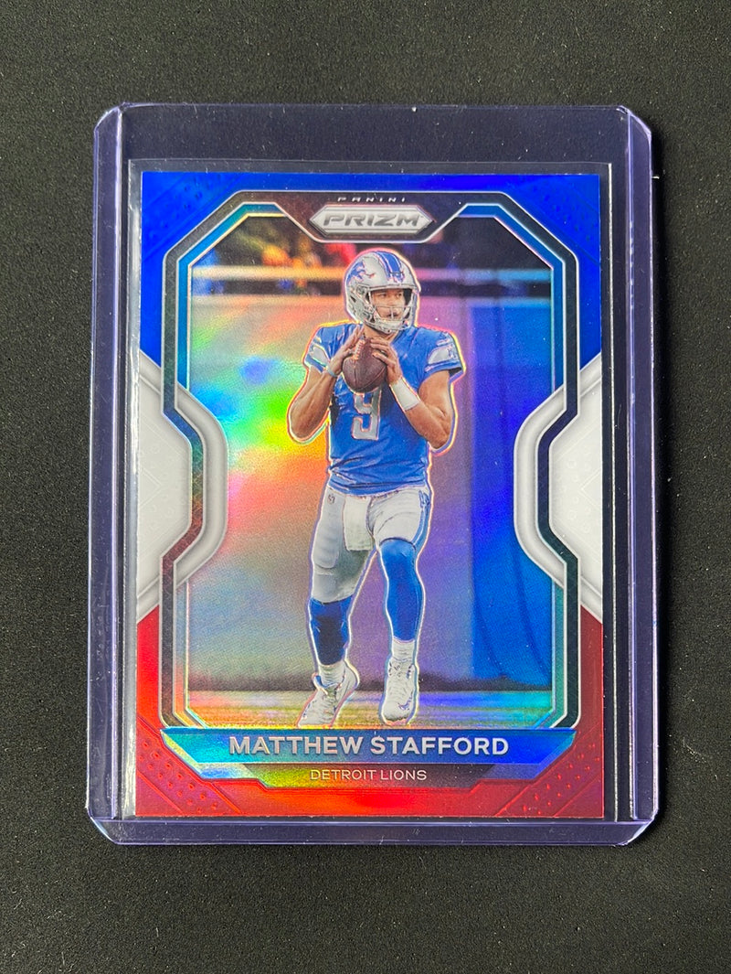 2020 Panini Prizm Football Matthew Stafford Red/White/Blue Prizm