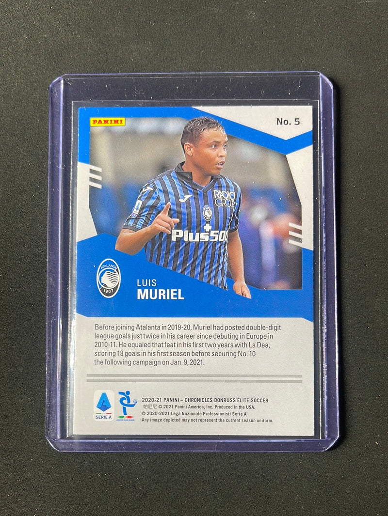 2020-21 Panini Chronicles Luis Muriel Elite Serie A Silver Circles