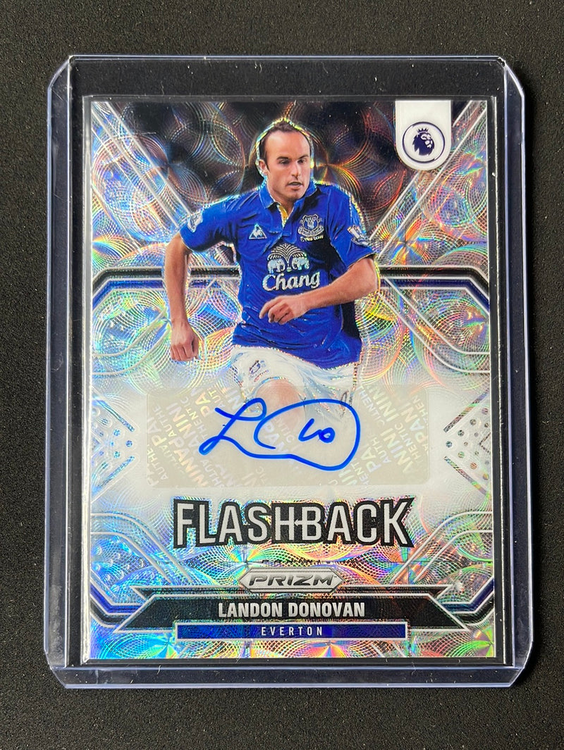 2021-22 Prizm Premier League Landon Donovan Flashback Autograph Choice FB-LDO