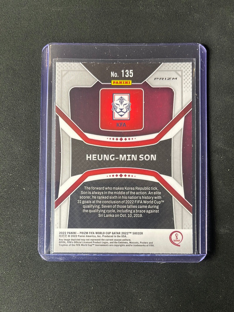 2022 Panini Prizm FIFA World Cup Qatar Heung-Min Son Silver Prizm