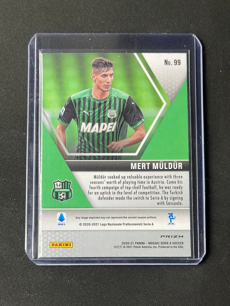 2020-21 Panini Mosaic Serie A Mert Muldur Red