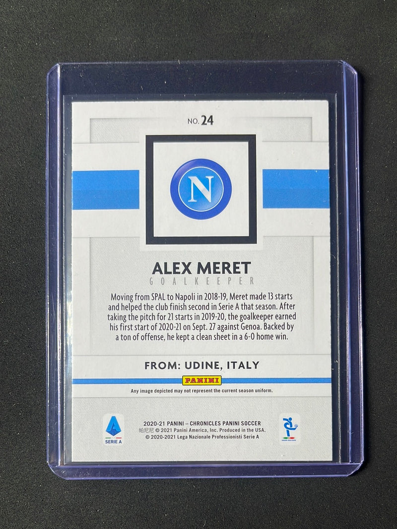 2020-21 Panini Chronicles Alex Meret Panini Serie A Silver Circles