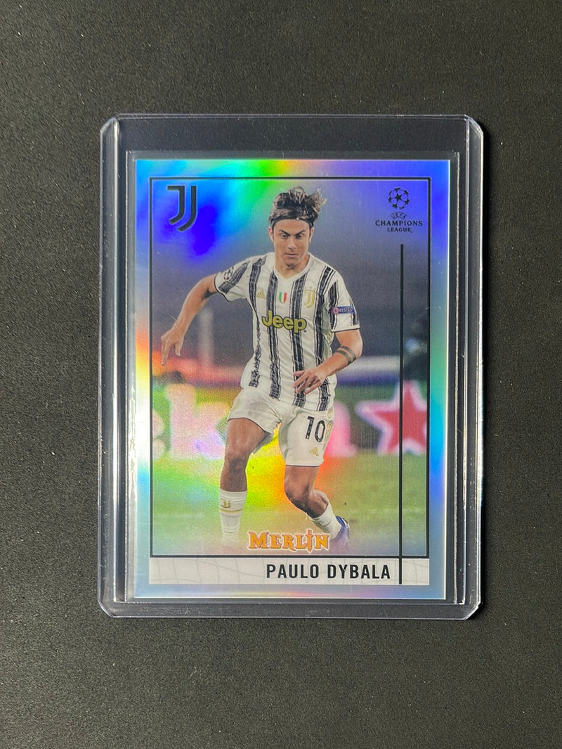 2020-21 Topps Merlin Chrome UEFA Champions League Paulo Dybala Refractor