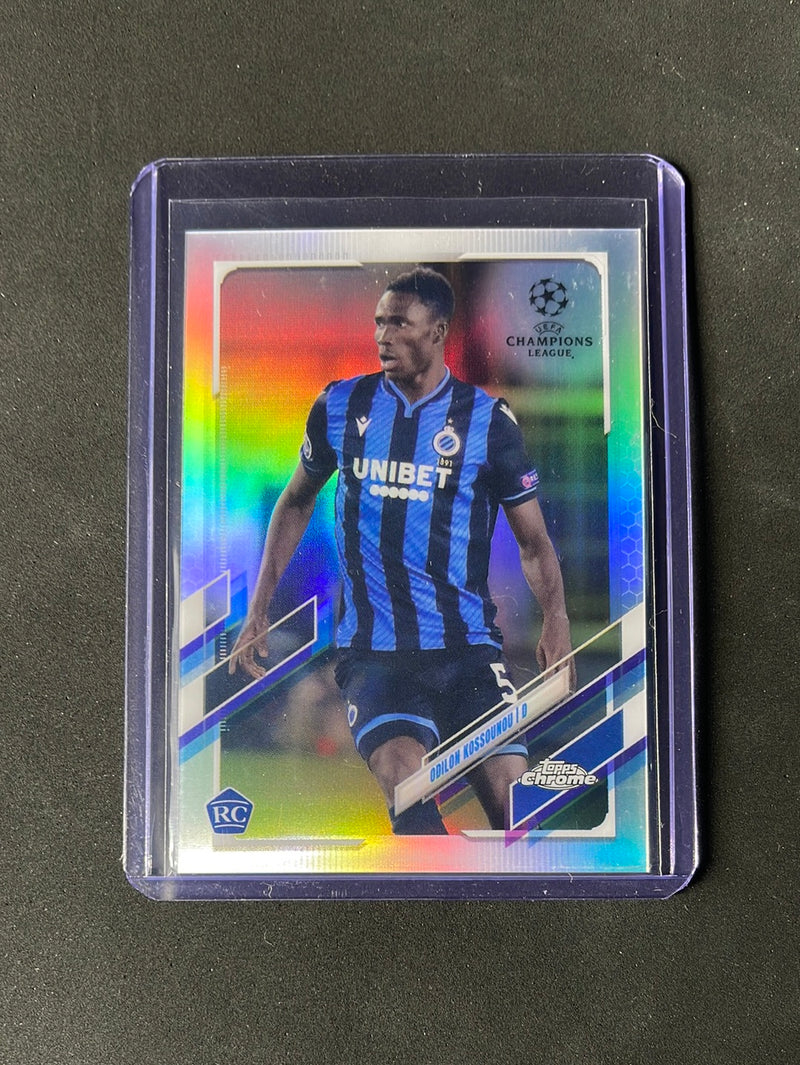 2020-21 Topps Chrome UEFA Champions League Odilon Kossounou Refractor