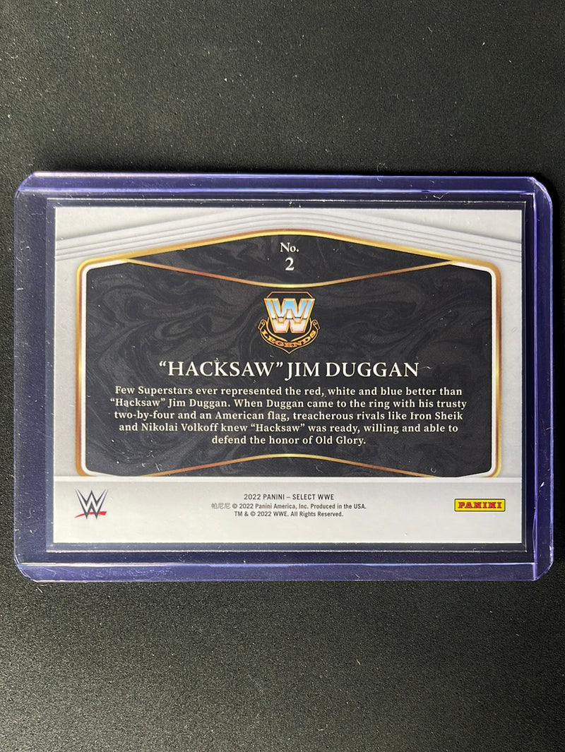 2022 Panini Select WWE "Hacksaw" Jim Duggan Global Icons