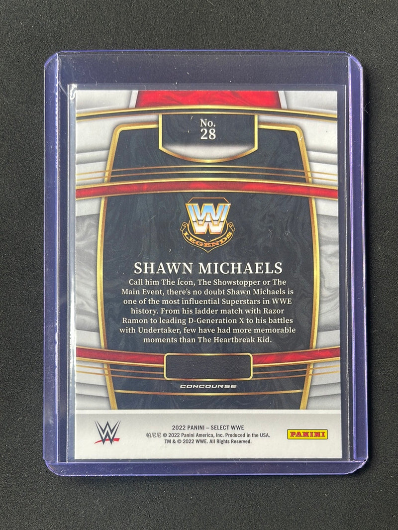 2022 Panini Select WWE Shawn Michaels Concourse