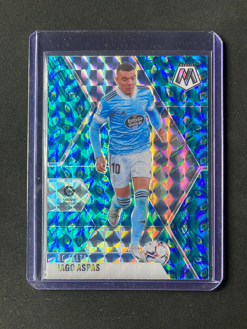 2020-21 Mosaic La Liga Iago Aspas Peacock