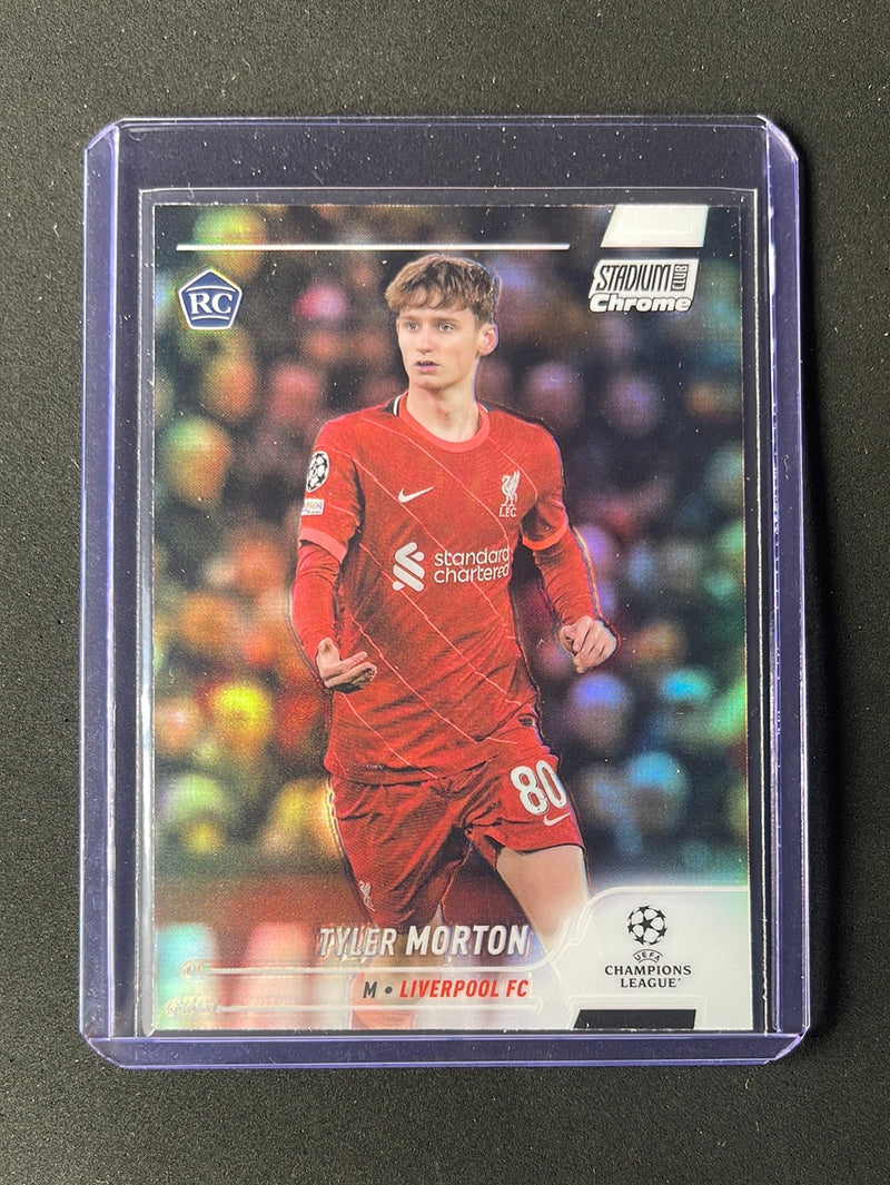 2021-22 Topps Stadium Club Chrome UEFA Champions League Tyler Morton Refractor