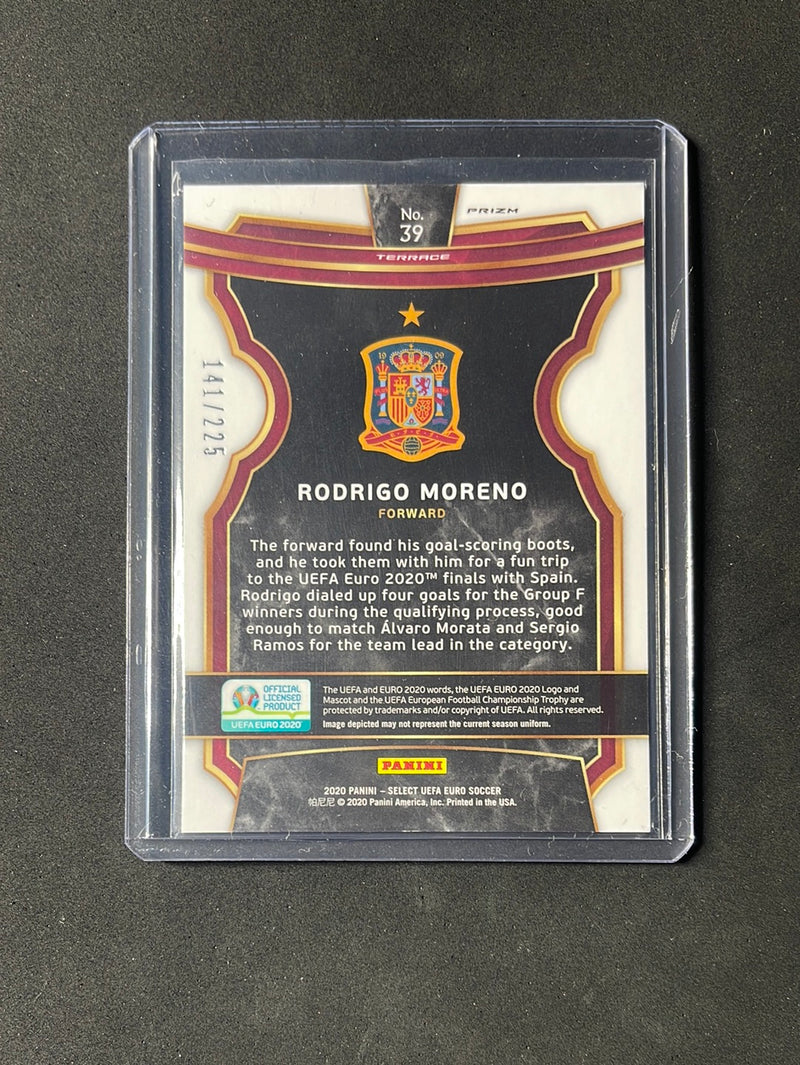 2020 Panini Select UEFA Euro Soccer Rodrigo Moreno Blue 141/225