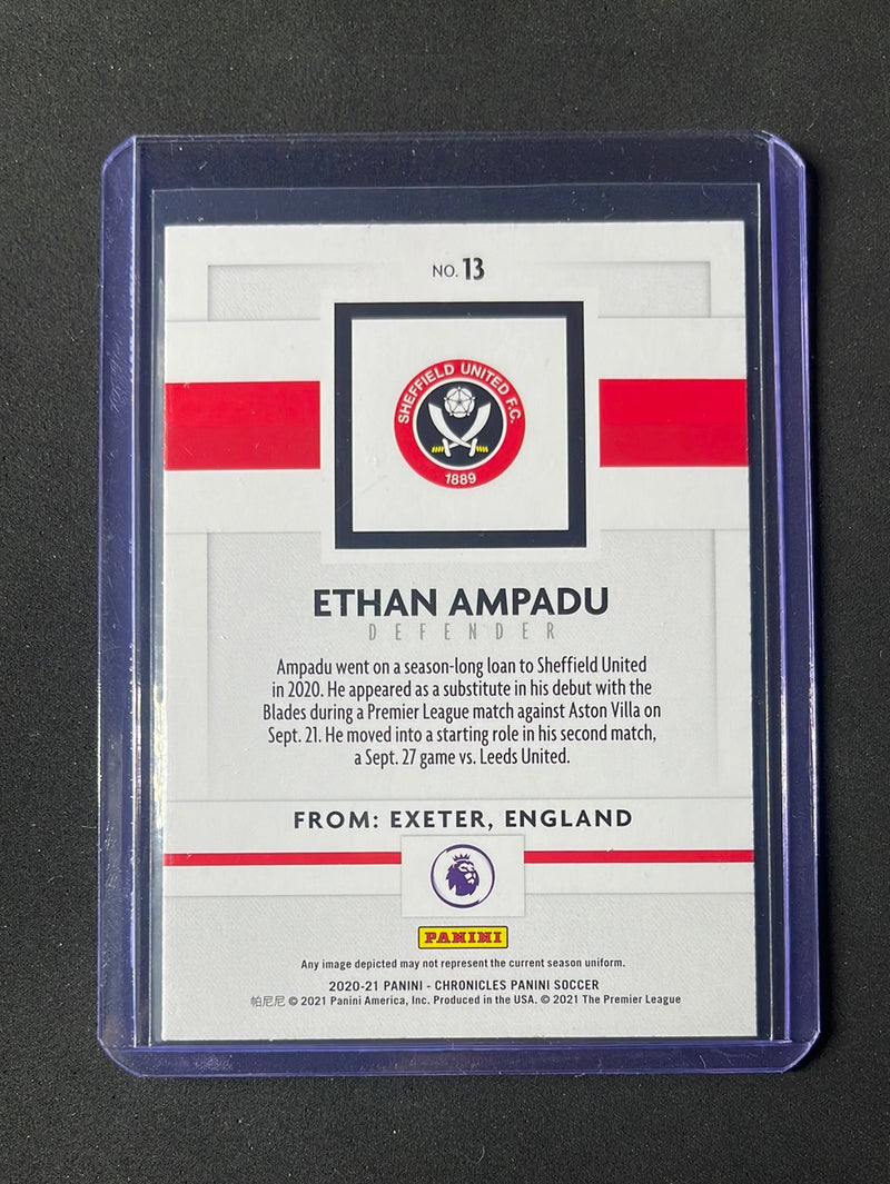 2020-21 Panini Chronicles Ethan Ampadu Panini Premier League Silver Circles