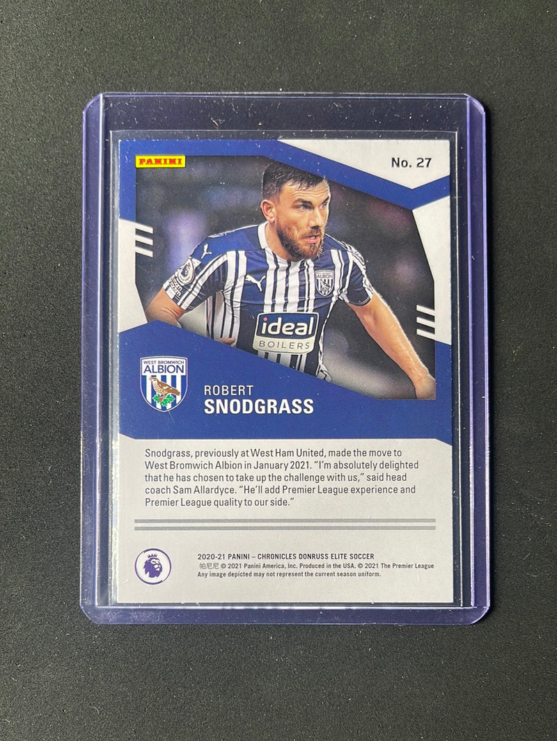 2020-21 Panini Chronicles Robert Snodgrass Elite Premier League Blue Circles