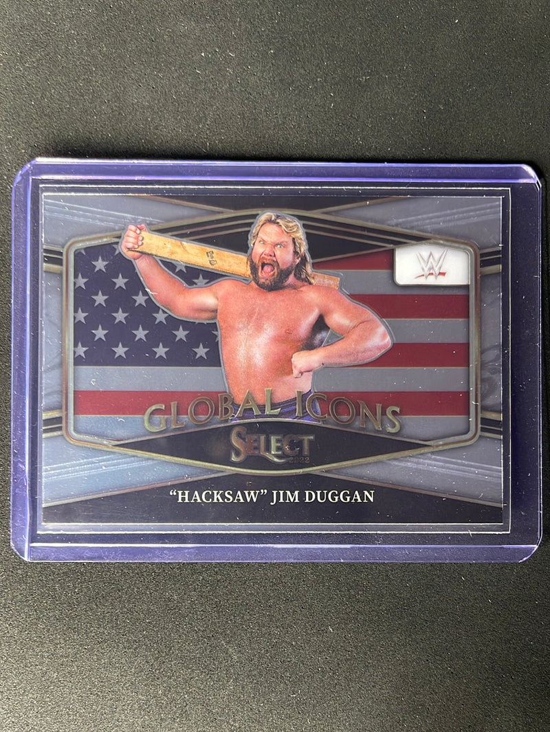 2022 Panini Select WWE "Hacksaw" Jim Duggan Global Icons