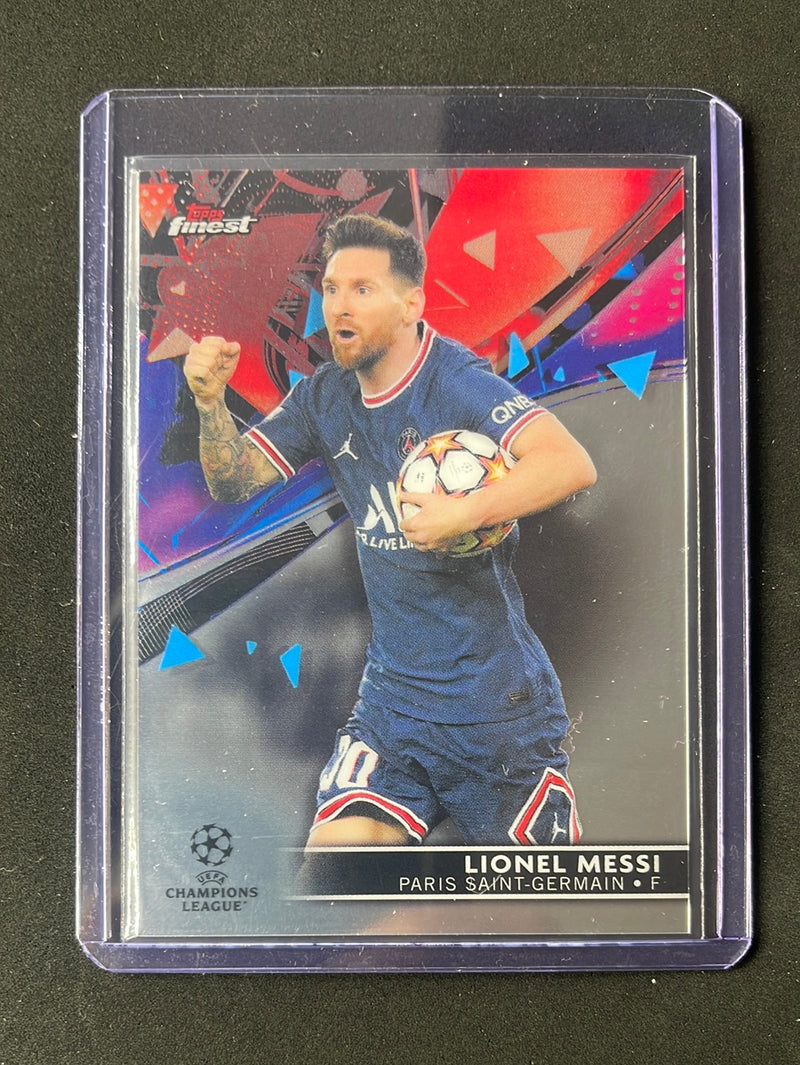 2021-22 Topps Finest UEFA Champions League Soccer Lionel Messi