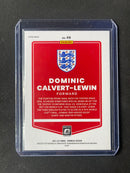 2021-22 Panini Donruss Road To Qatar Dominic Calvert-Lewin Optic Silver