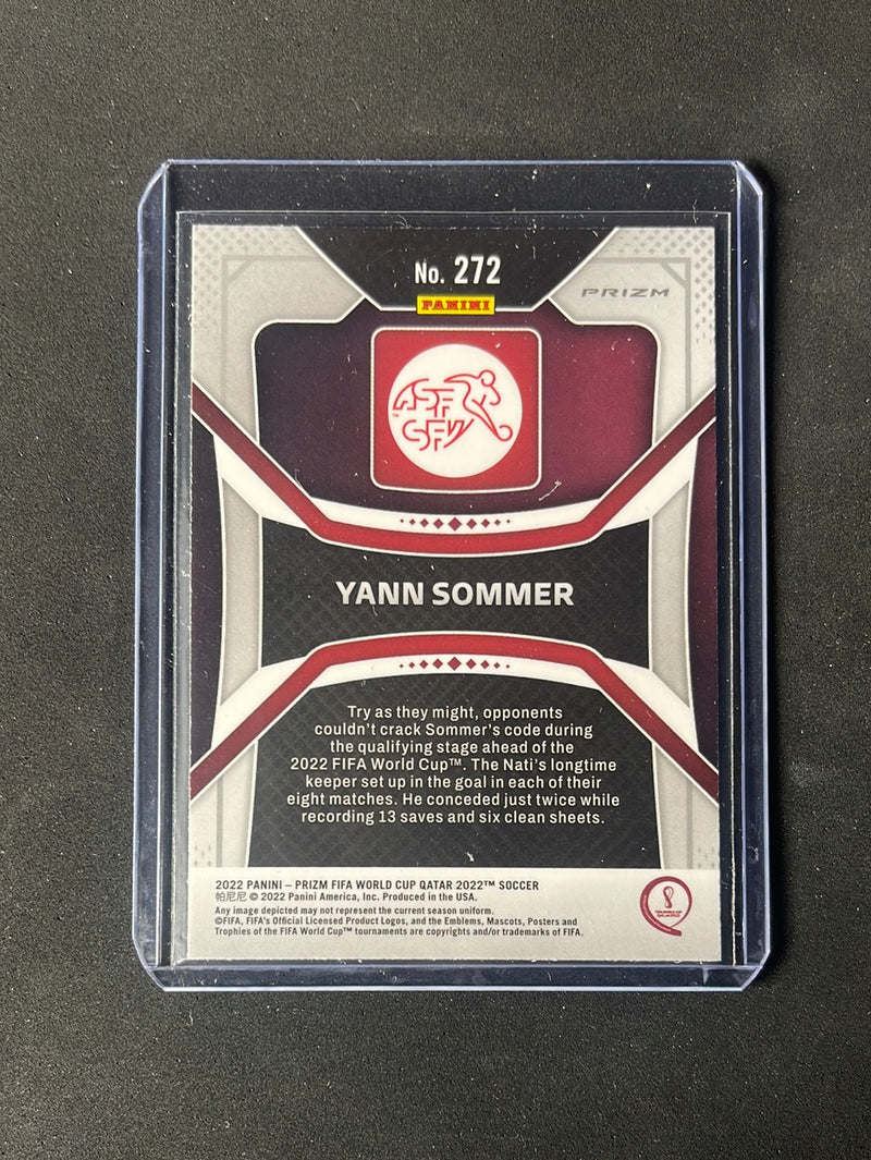 2022 Panini Prizm FIFA World Cup Qatar Yann Sommer Hyper Prizm