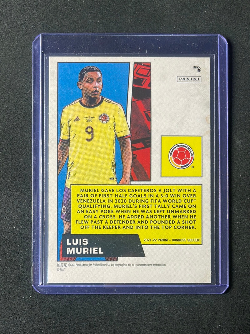 2021-22 Panini Donruss Road To Qatar Luis Muriel Net Marvels