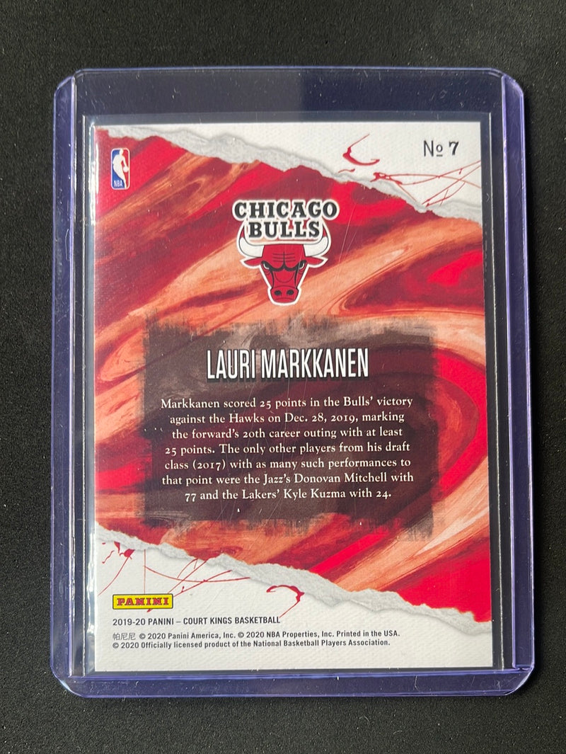 2019-20 Panini Court Kings Lauri Markkanen