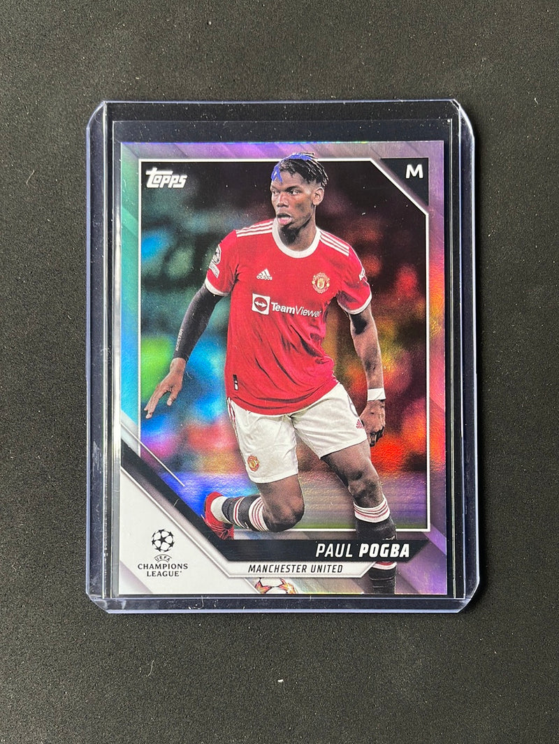 2021-22 Topps UEFA Champions League Paul Pogba Silver 26/75