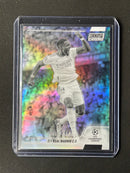 2021-22 Topps Stadium Club Chrome UEFA Champions League David Alaba Black & White Refractor 206/299